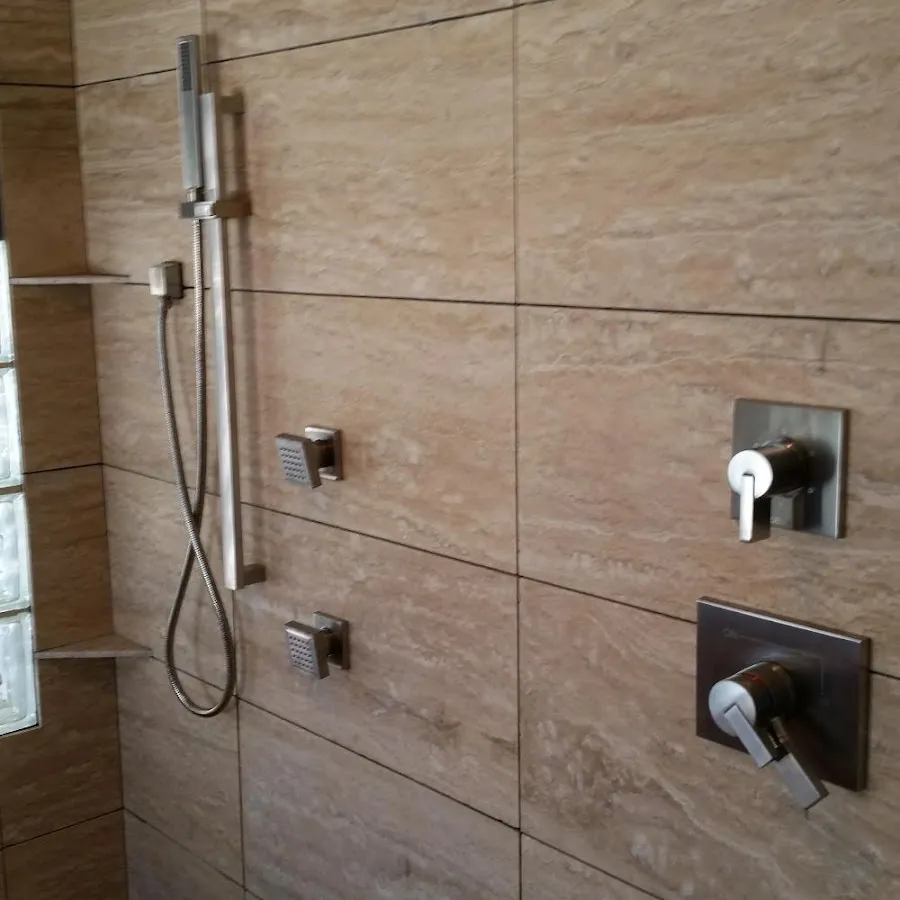 Shower fixture installation for Water Heater Replacement in Lake City